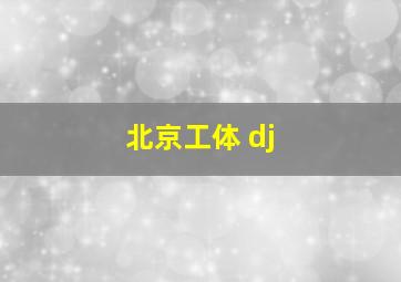 北京工体 dj